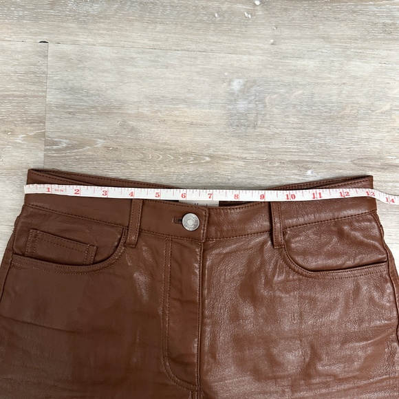 Aritzia Wilfred Faux Leather Mini Short, xs - Picture 4 of 8